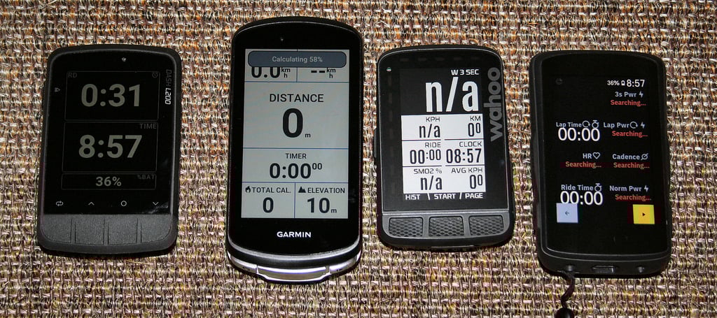 Garmin Edge 1040 Comparison Karoo Dash Wahoo elemnt
