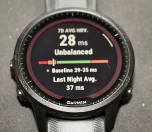 Garmin Morning Report HRV Status