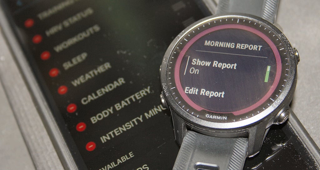 Garmin Morning Report Hero