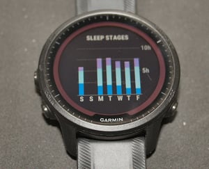 Garmin Morning Report Sleep Stage 7-Day Trend