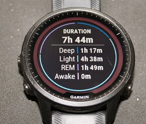 Garmin Morning Report Sleep Stage Detail
