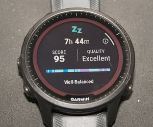 Garmin Morning Report Sleep Summary and Sleep Score