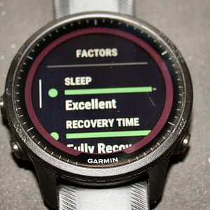Garmin Morning Report Training Readiness - Factors