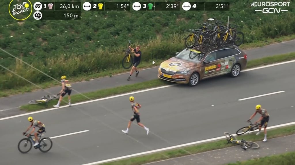 Tdf Amateur Hour - How To Do A Bike Change...or Not