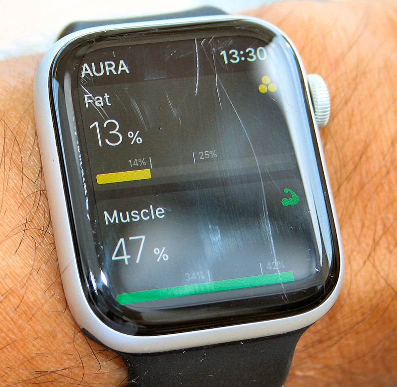 Aura Strap 2 watch fat muscle