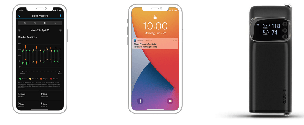 Garmin Index BPM on Connect app