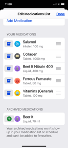 Apple Watch - Track Sports Supplements, Vitamins & Medications