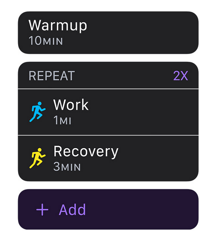 watchos 9 custom workouts