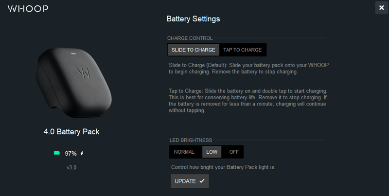 Whoop Adds Battery Pack Updates