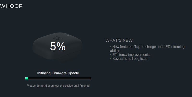 Whoop Adds Battery Pack Updates