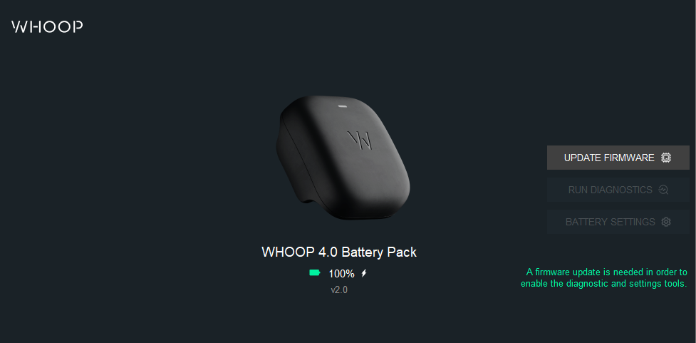 Whoop Adds Battery Pack Updates
