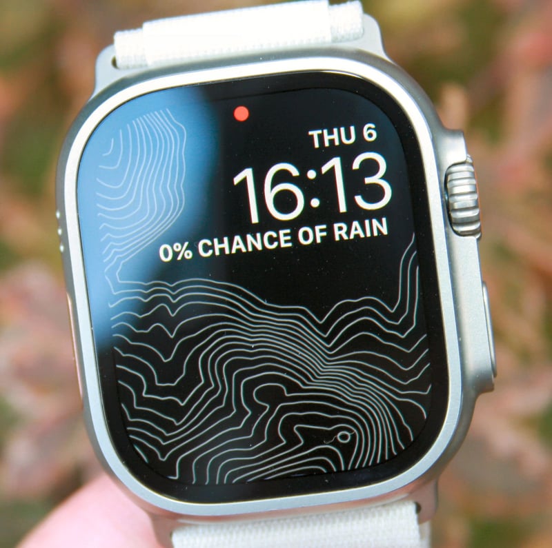 Apple Watch Ultra NOMAD watch face