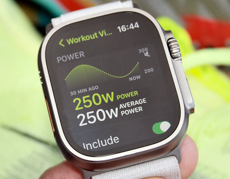 Apple Watch Ultra running power