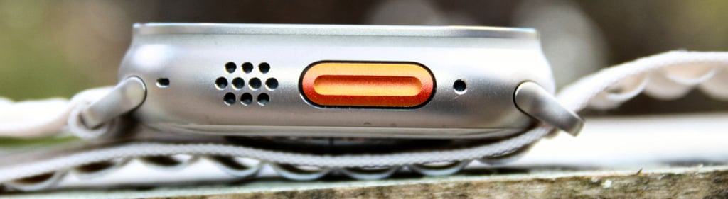 Apple Watch Ultra side view action button
