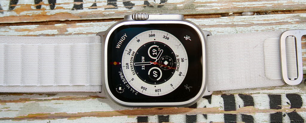 Apple Watch Ultra top view