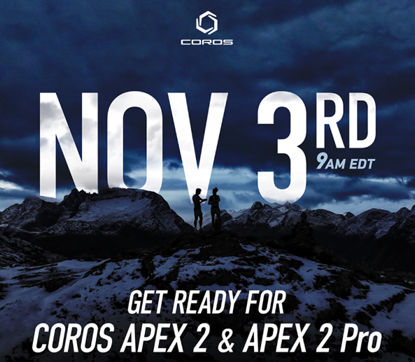 Coros Apex 2 And Coros Apex 2 Pro Announced