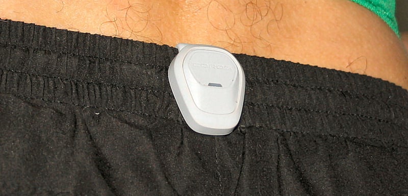 coros pod 2 on the belt