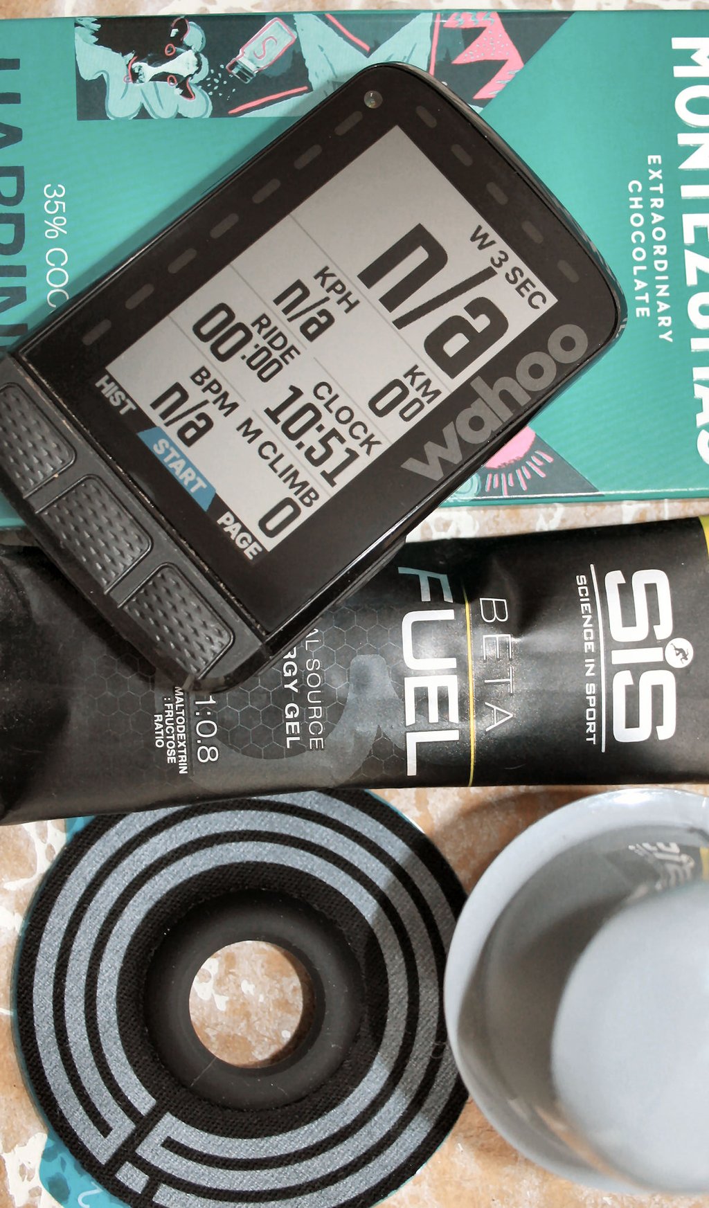 new Wahoo Elemnt Roam 2 and supersapiens patch sensor