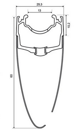 mavic cxr rim profile