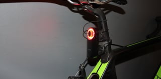 Magene L508 radar tail light three quarter rear view