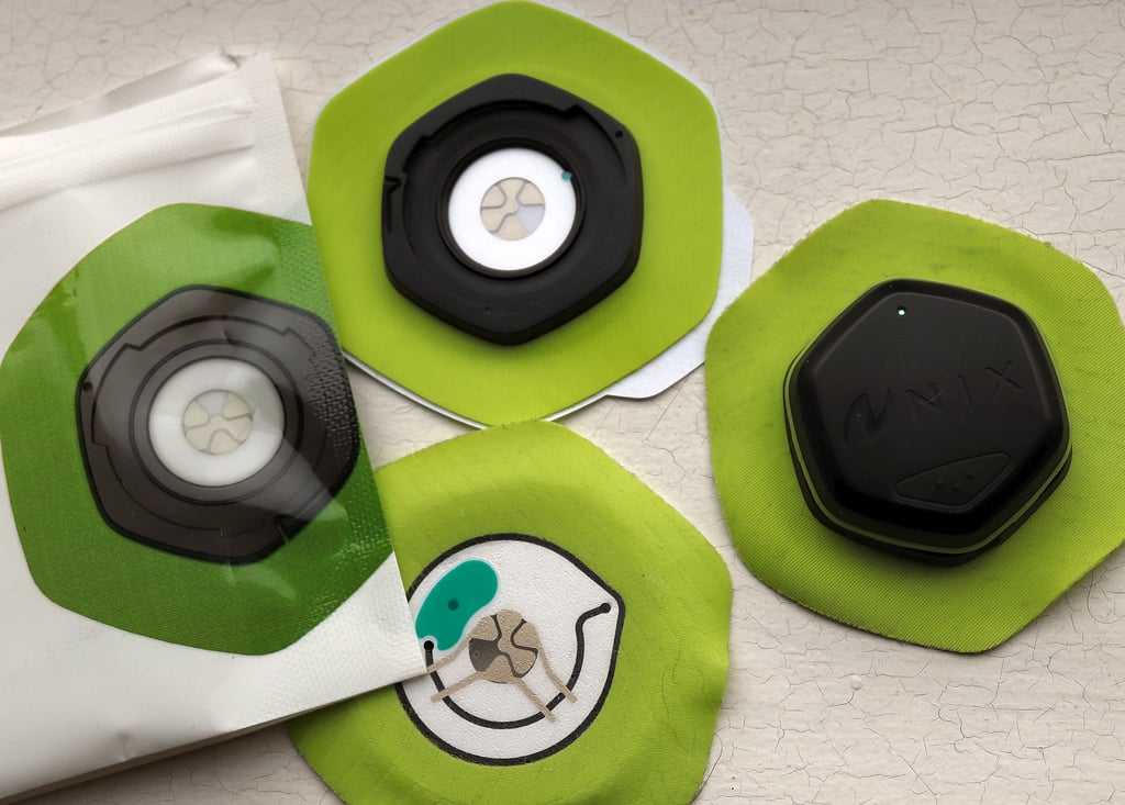 nix hydration review biosensor patch sensor top and bottom