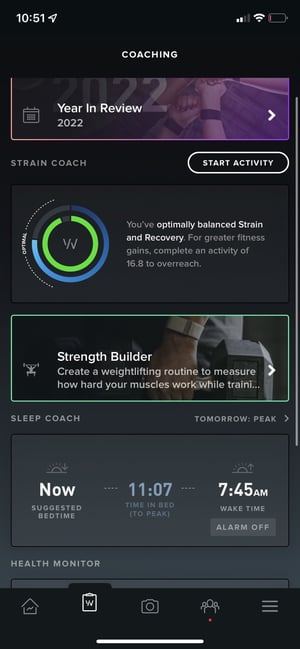 Whoop Confirms Weighlifting -  Push To Go Live In Spring?