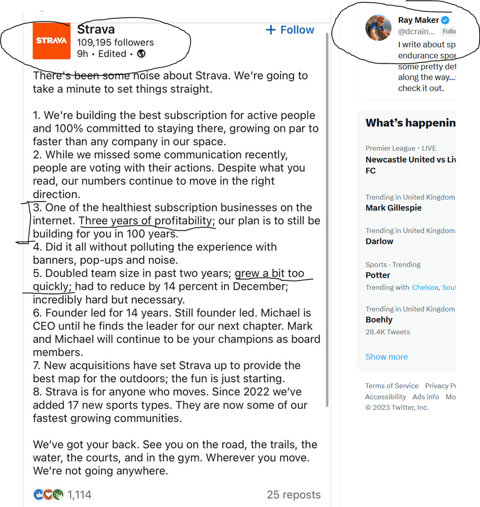Strava: Resignations And Reading Between The Lines