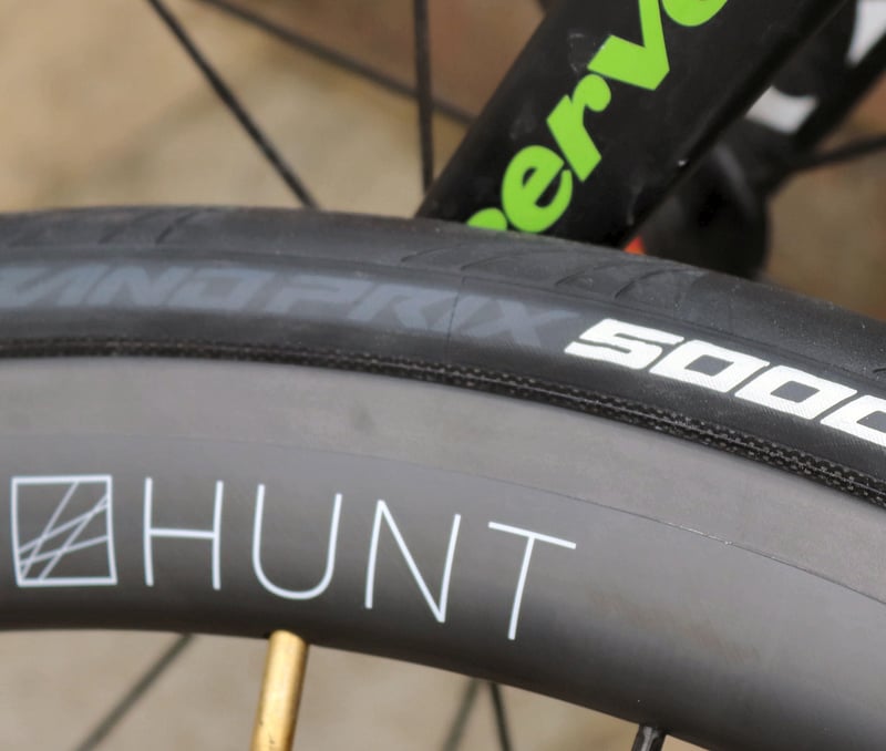 HUNT 36 UD Carbon Spoke review rim on front wheel gallery