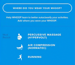 Whoop Links To Hyperice For Recovery