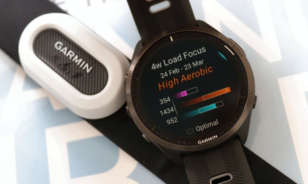 Garmin Forerunner 965 map and hrm pro plus