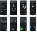 Whoop App Page Layout Schematic