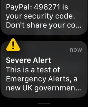 Apple Severe Alert