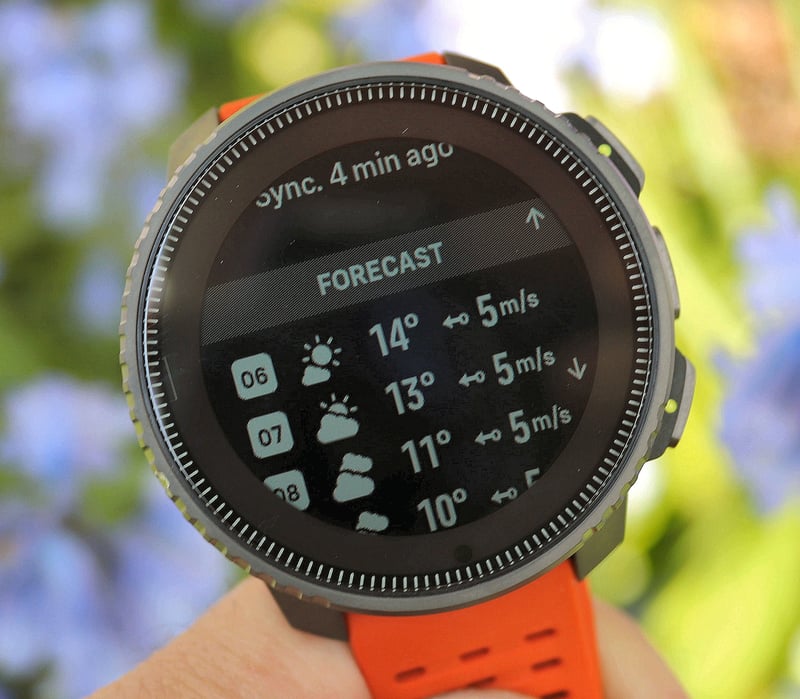 Suunto Vertical Weather