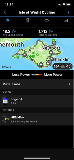 Garmin Edge (Via Connect) Map Indicators, Plus Strava Community Surface Reporting