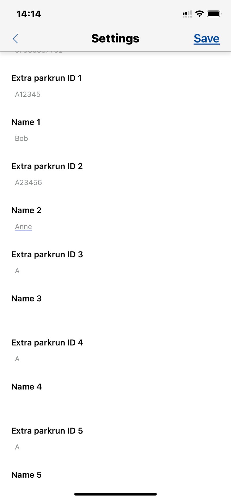 Parkrun Barcode On Garmin Now Stores 7 Ids