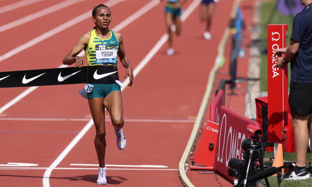 Gudaf Tsegay Leaves Garmin In Hotel : Fails To Break 14:00.00 For The 5000m