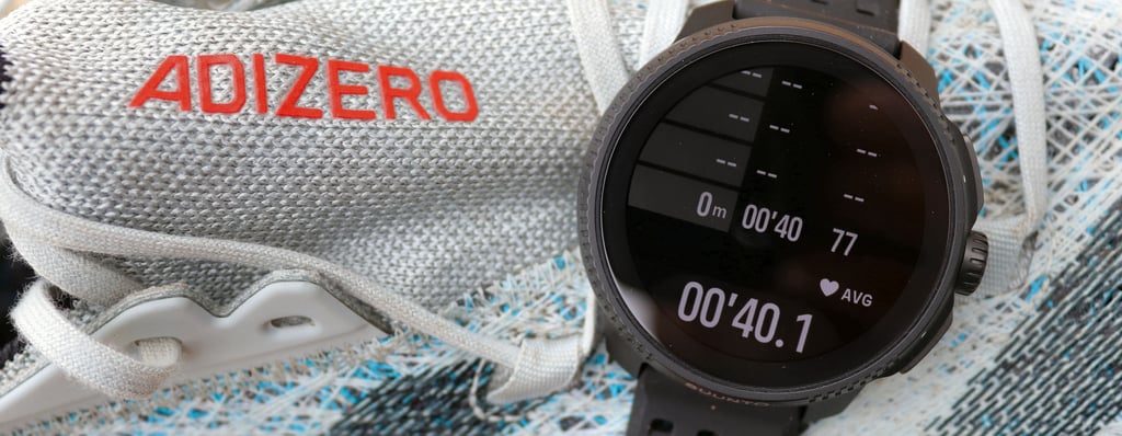 Suunto RACE lap history