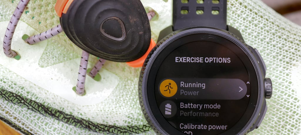 Suunto RACE running with Stryd