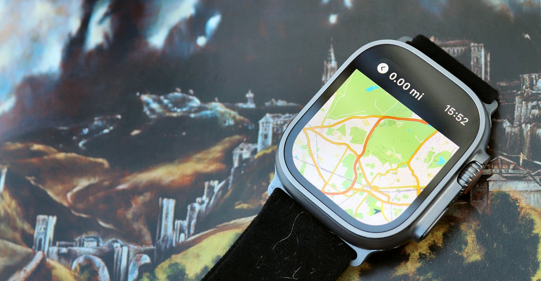 apple watch ultra 2 map footpath app