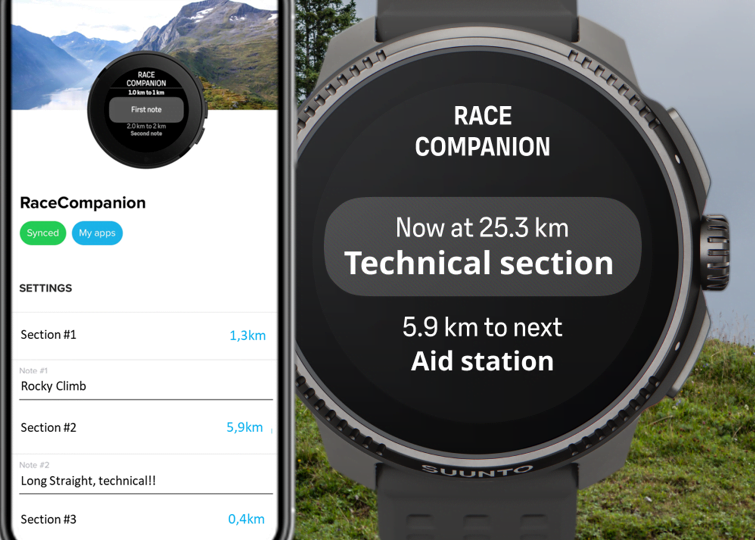 suunto race companion