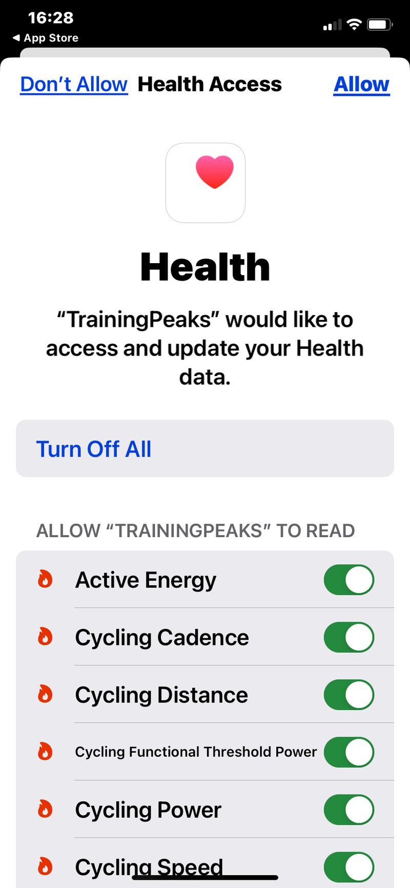 Training peaks workouts and plans on apple watch