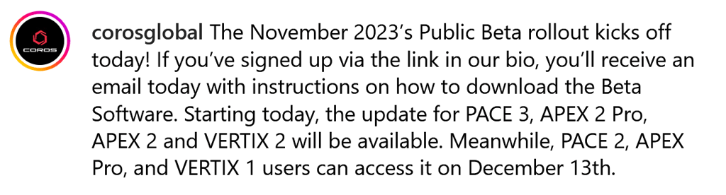 Big Coros Update - Plans, Hrv And More