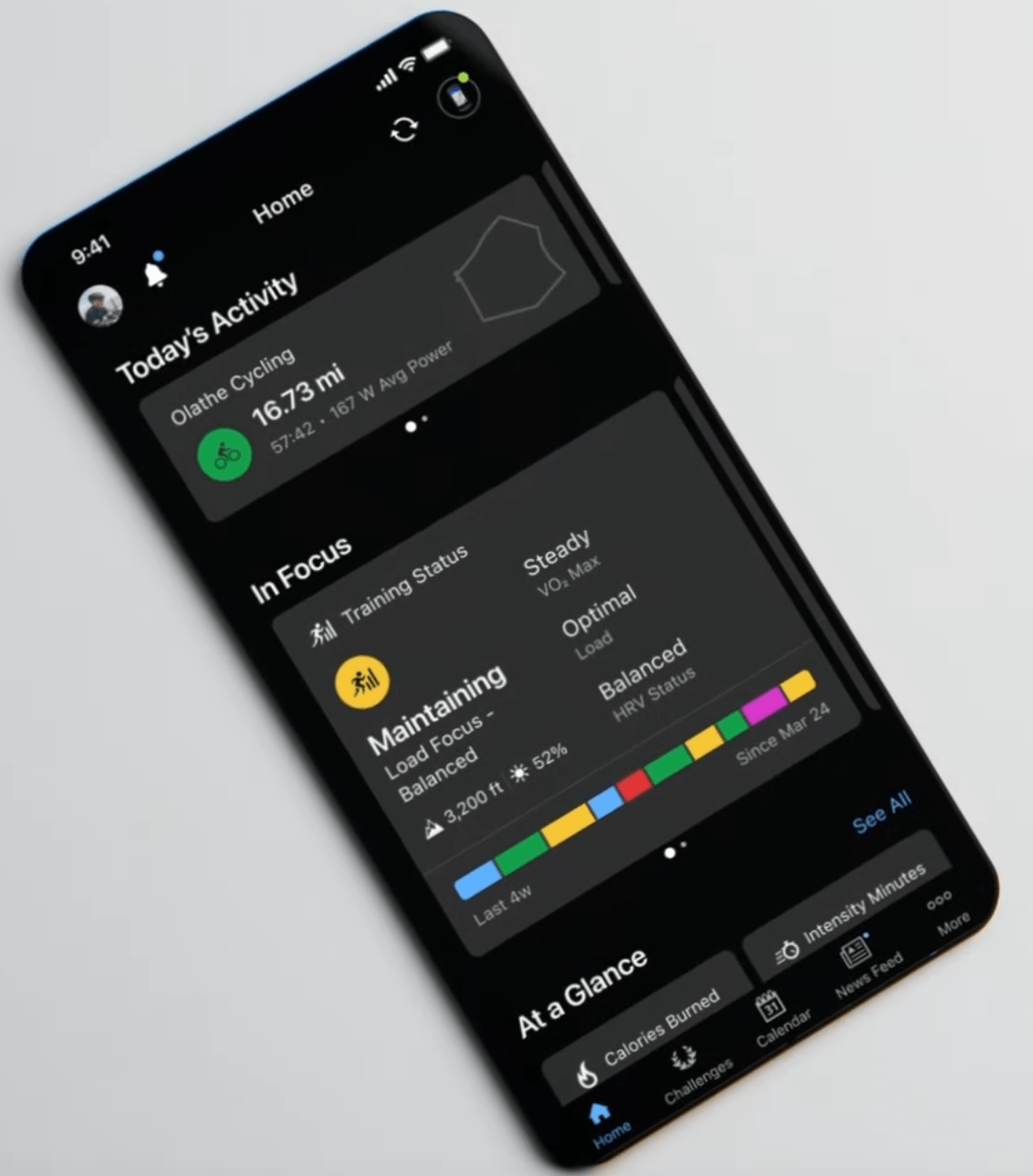 New Look Garmin Connect mobile app