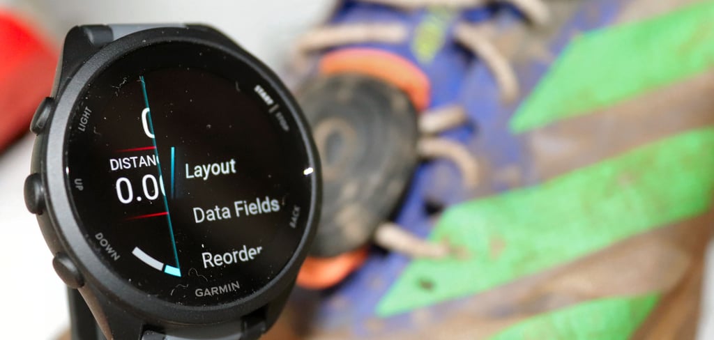 Garmin Forerunner 165 Personalise Screen Layout