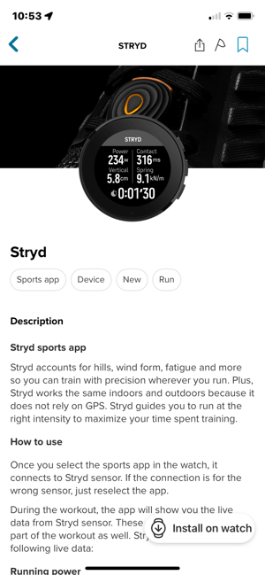 Suunto Gets Advanced Stryd Running Dynamics Metrics & More