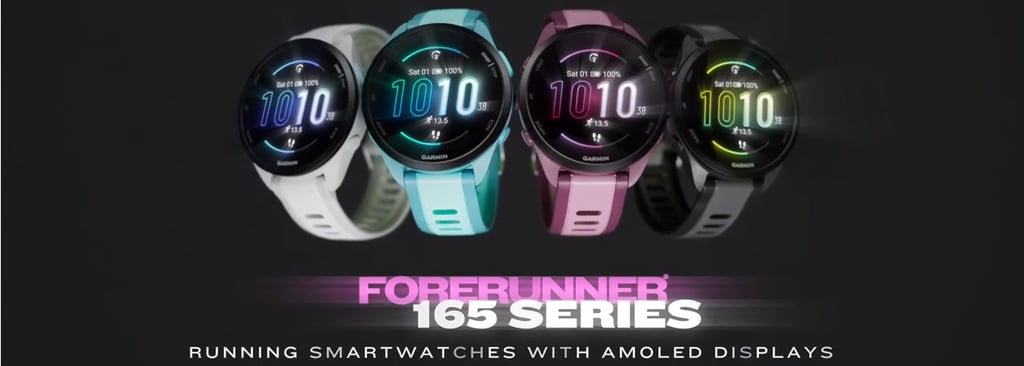 garmin forerunner 165 comparison 265 vs fr55