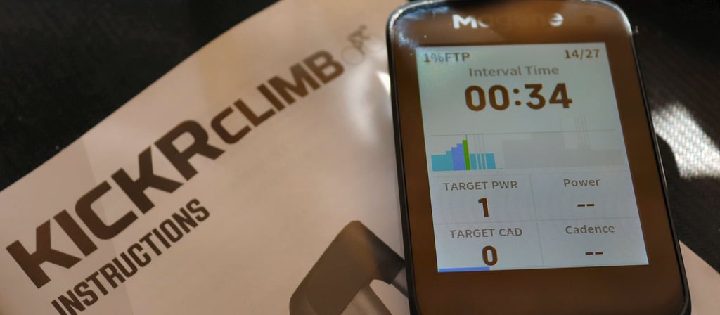 Magene c606 indoor structured workouts kickr climb support