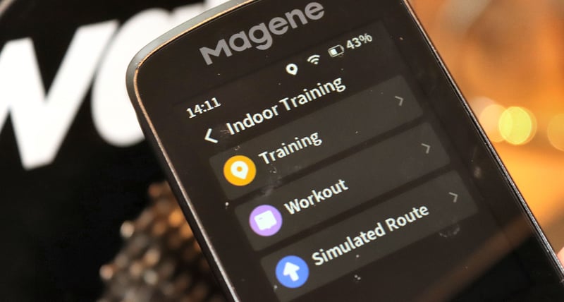 Magene C606 GPS Bike Computer Indoor Trainign Modes