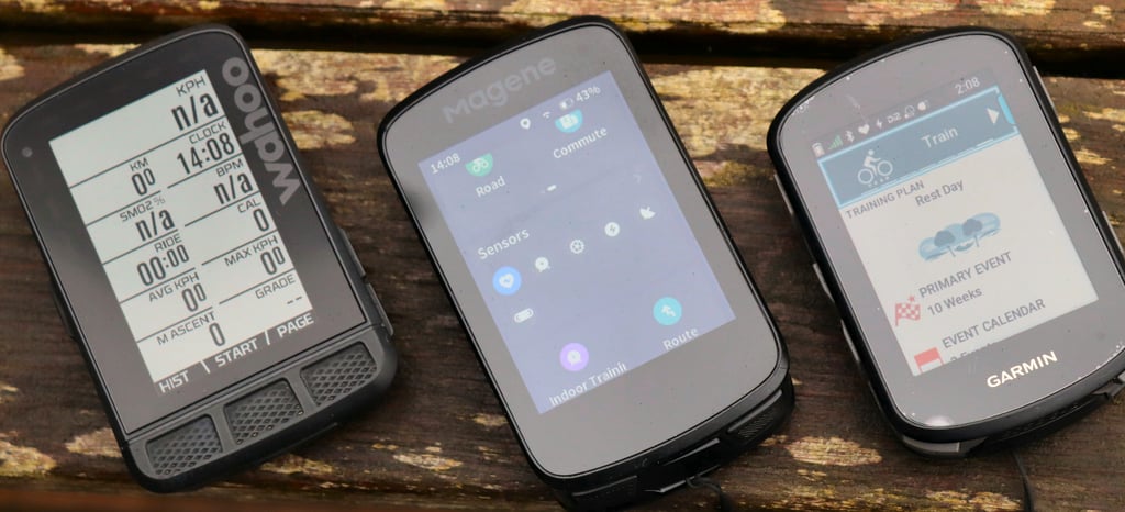 Magene C606 GPS Bike Computer comparison Wahoo elemnt garmin edge