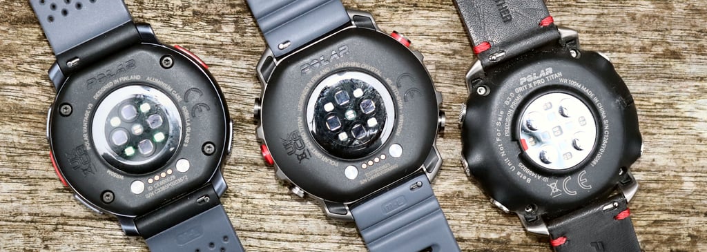 Polar Grit X2 comparison Grit X vs Vantage V3 reverse